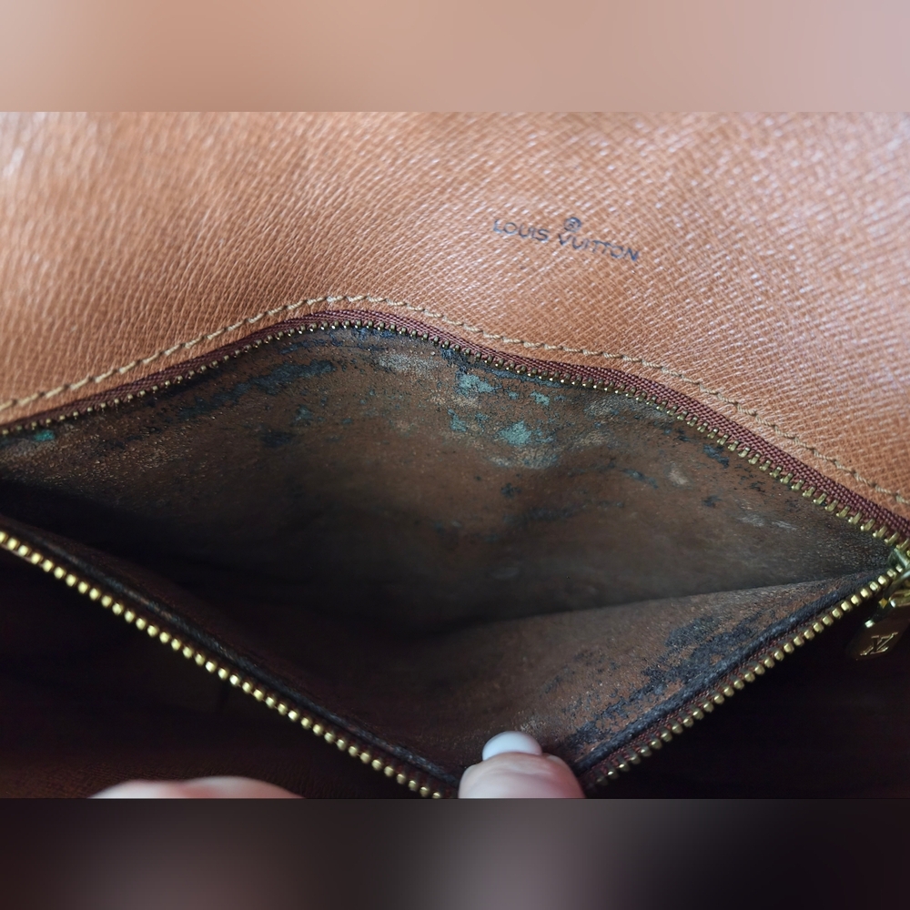 Louis Vuitton Monogram Brown & Tan Crossbody Saddle Bag - Picture 14 of 16